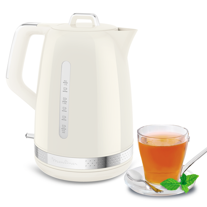BOUILLOIRE SOLEIL 1,7L 2400W IVOIRE BY320A10 Moulinex