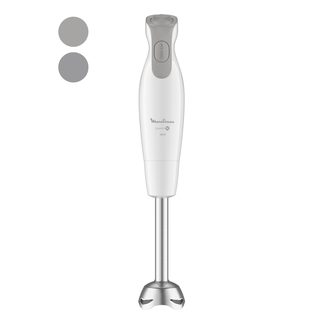 MIXEUR PLONGEANT DAILYCHEF 600W PIEDS INOX +ACC BLANC DD552110 Moulinex