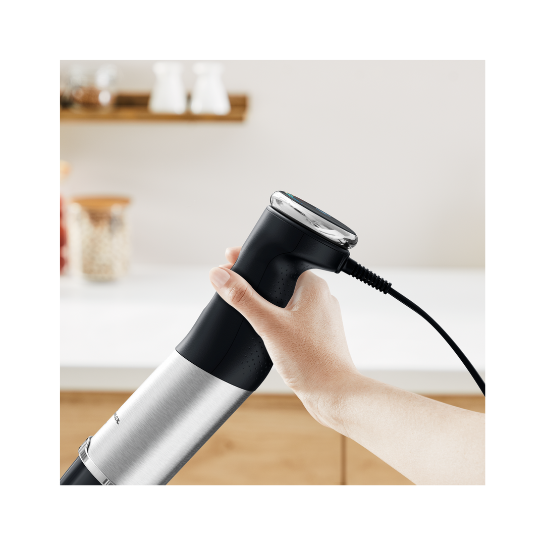 MIXEUR PLONGEANT QUICKCHEF+ 3EN1 1000W 20V PIEDS INOX +ACC NOIR DD673810 Moulinex