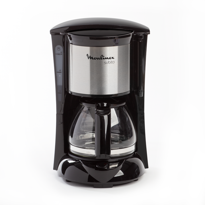 CAFETIERE FILTRE SUBITO 6TASSES 600W NOIR/SILVER FG151825 Moulinex