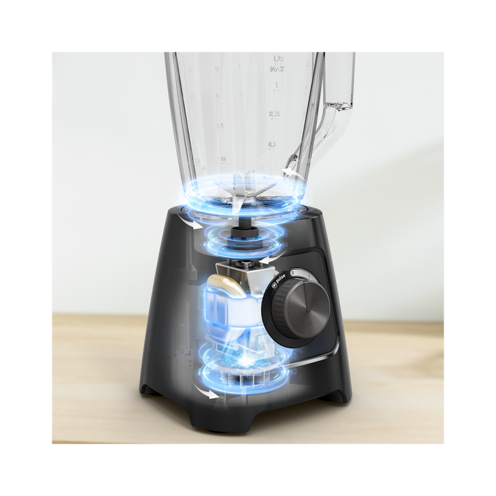 BLENDER BOL EN PLASTIQUE 2L 600W 2V+CHOPPER XL NOIR LM42X8M2 Moulinex