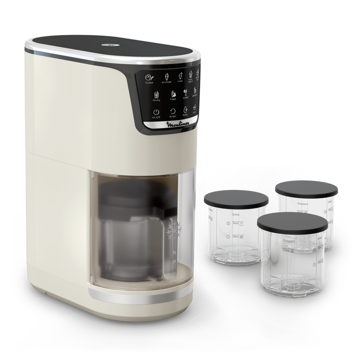 MACHINE A GLACES DOLCI 10PROG +3 BOLS MJ602AF0 Moulinex