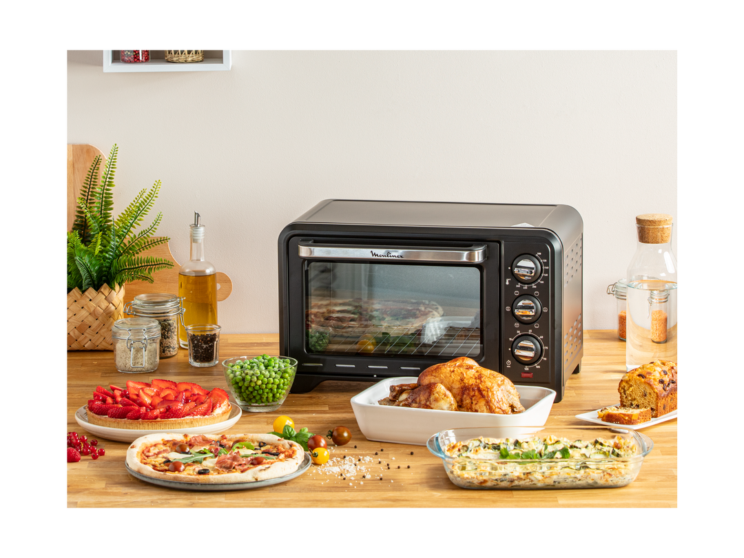 FOUR ELECTRIQUE OPTIMO 19L 1380W NOIR OX444810 Moulinex