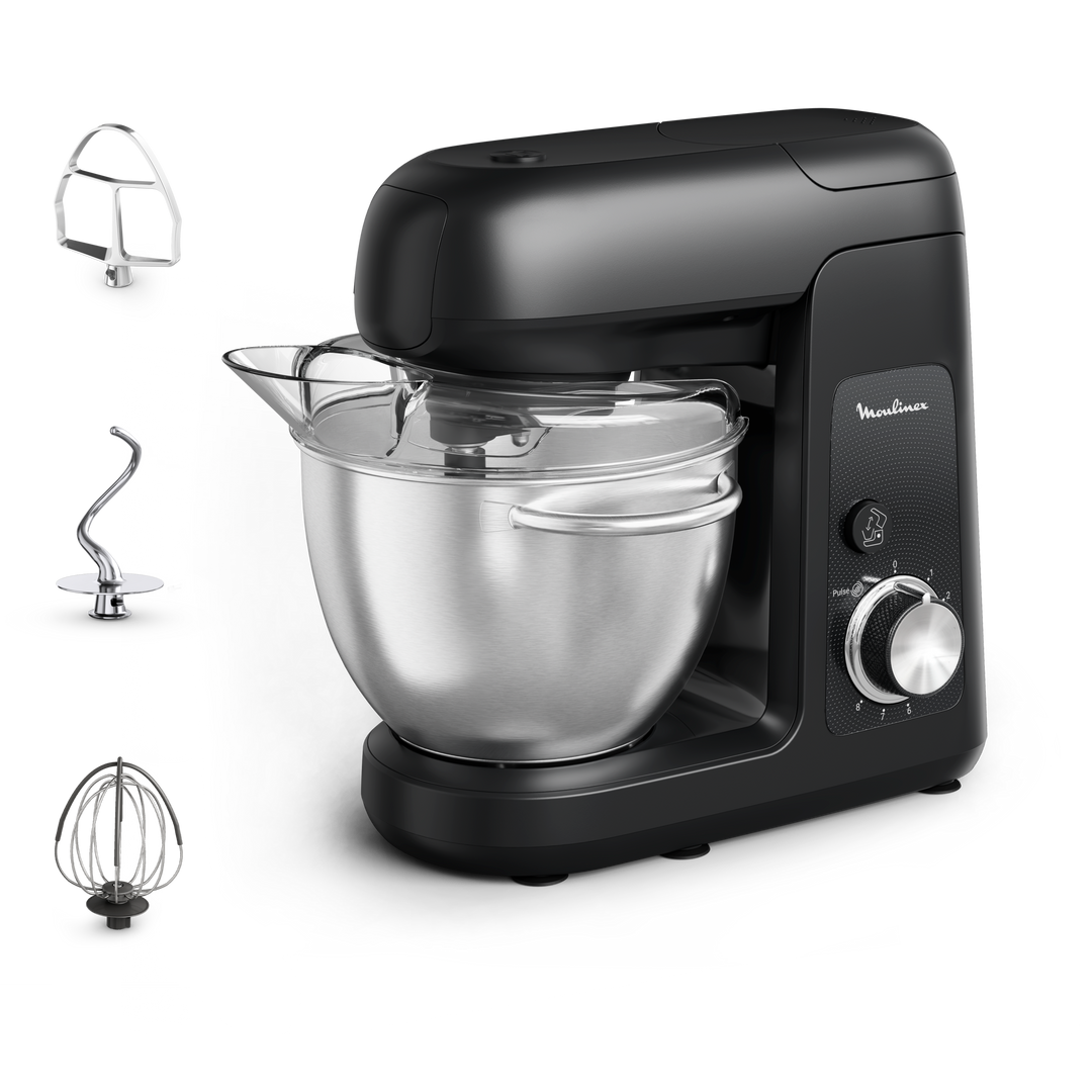 KITCHEN MACHINE 4,6L 8V 1100W NOIRE QA520825 Moulinex