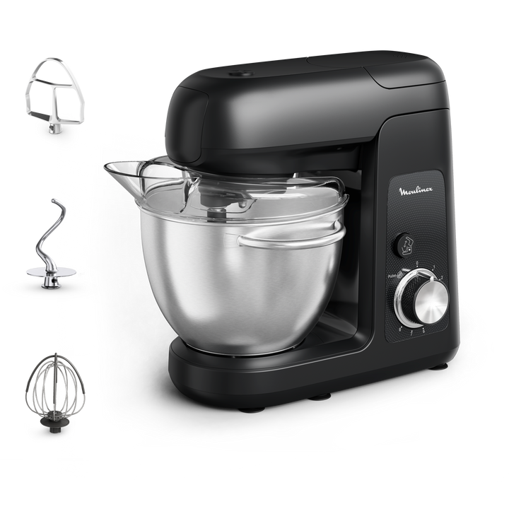KITCHEN MACHINE 4,6L 8V 1100W NOIRE QA520825 Moulinex