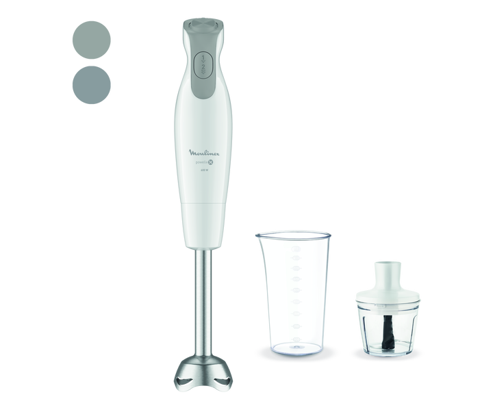 MIXEUR PLONGEANT DAILYCHEF 600W PIEDS INOX +ACC BLANC DD552110 Moulinex