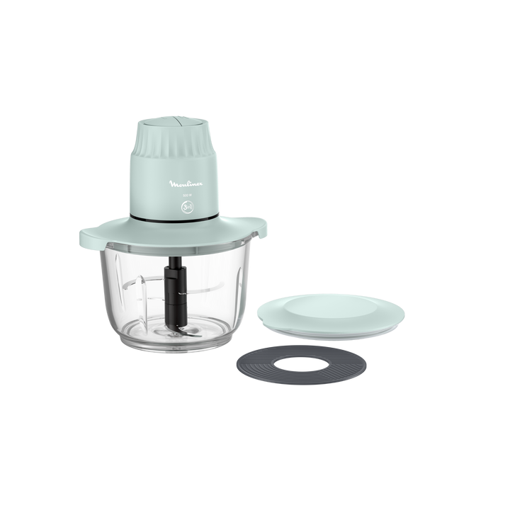 HACHOIR CHOPPEO BOL EN VERRE 2L 500W 2V EUCALYPTUS DJ603110 Moulinex