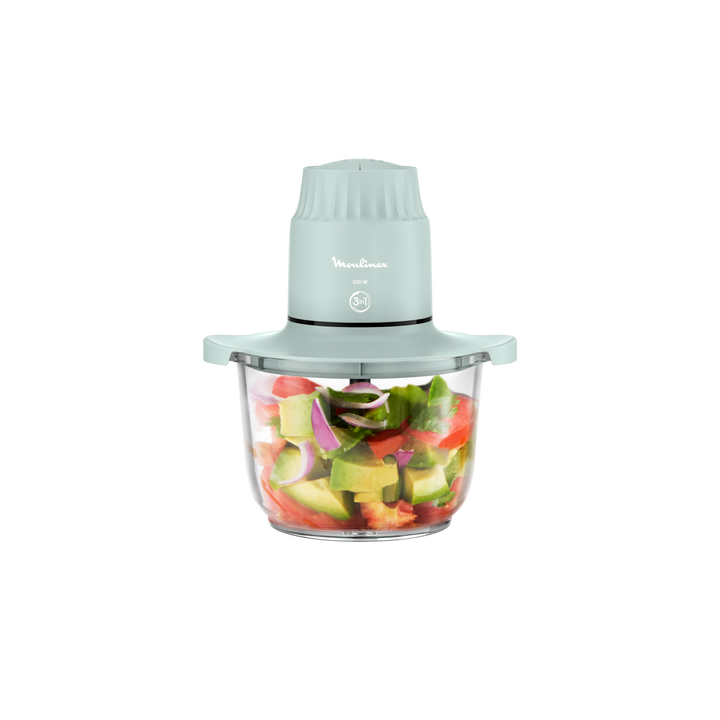 HACHOIR CHOPPEO BOL EN VERRE 2L 500W 2V EUCALYPTUS DJ603110 Moulinex