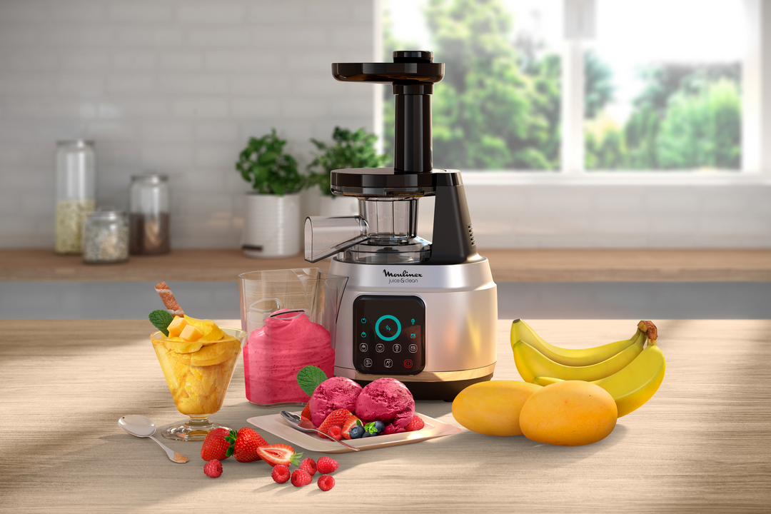 EXTRACTEUR JUS &amp; CLEAN 800ML 150W SILVER/NOIR ZU420E10 Moulinex