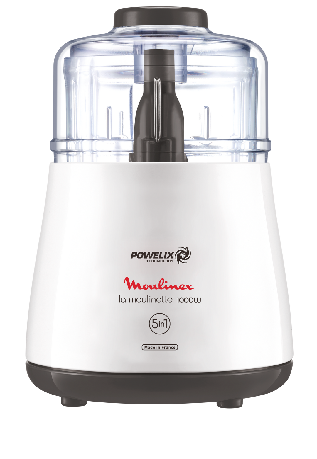 PACK MOULINETTE BOL EN PLASTIQUE 0,33L 1000W &amp; BLENDER 2L BLANC DPA241 Moulinex