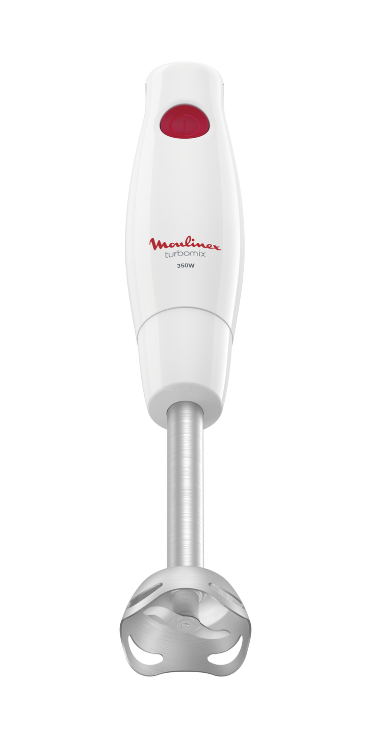 MIXEUR PLONGEANT TURBOMIX 350W 1V PIEDS INOX BLANC DD121110 Moulinex