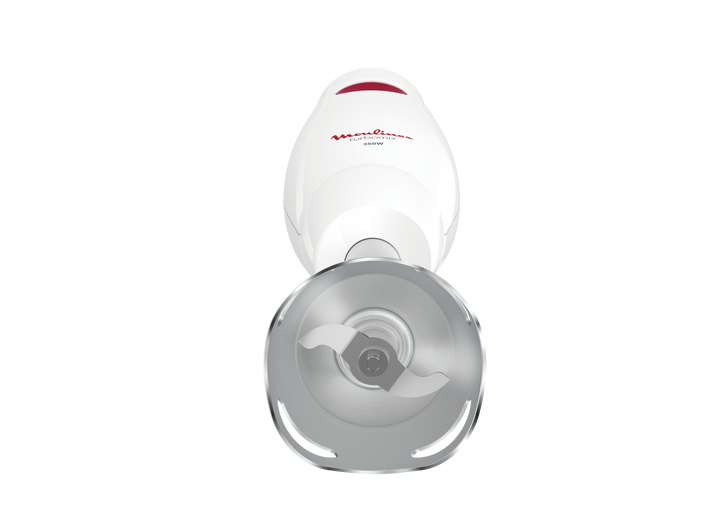 MIXEUR PLONGEANT TURBOMIX 350W 1V PIEDS INOX BLANC DD121110 Moulinex