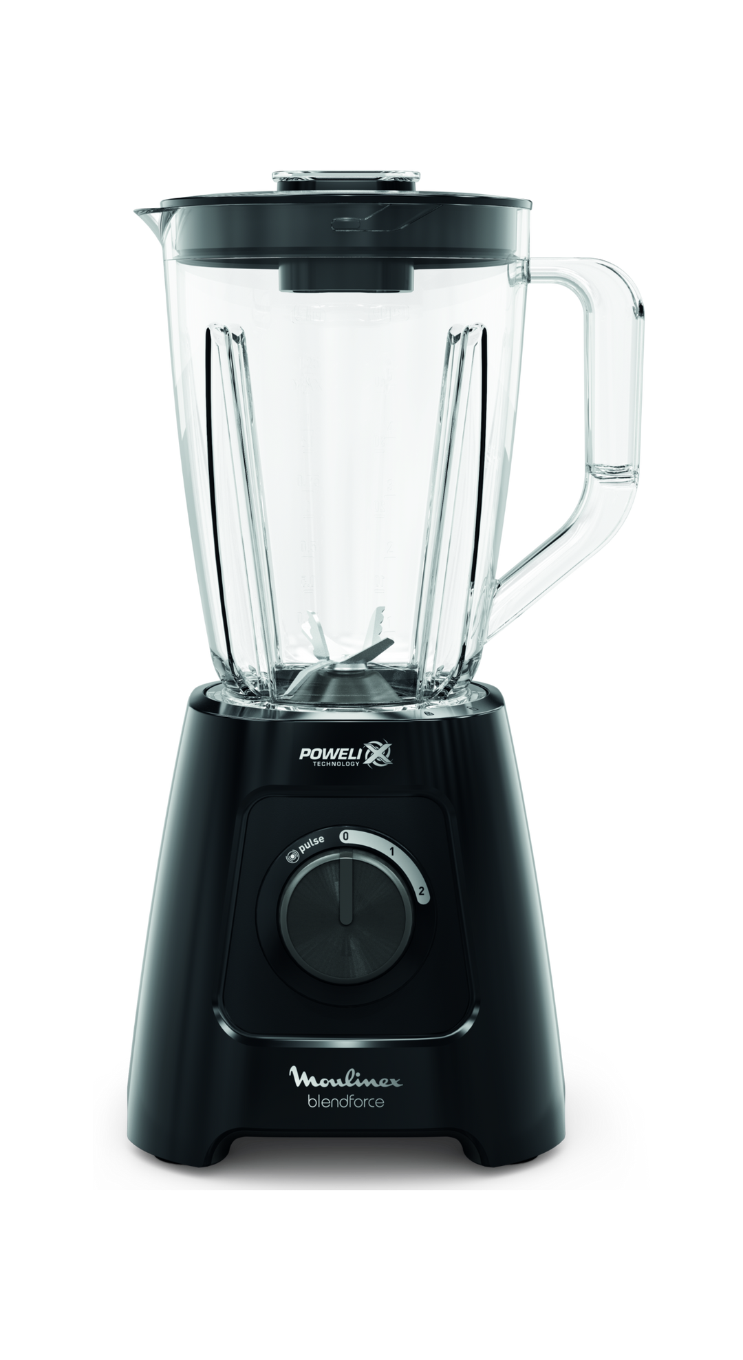 BLENDER BOL EN PLASTIQUE 2L 600W 2V+CHOPPER XL NOIR LM42X8M2 Moulinex