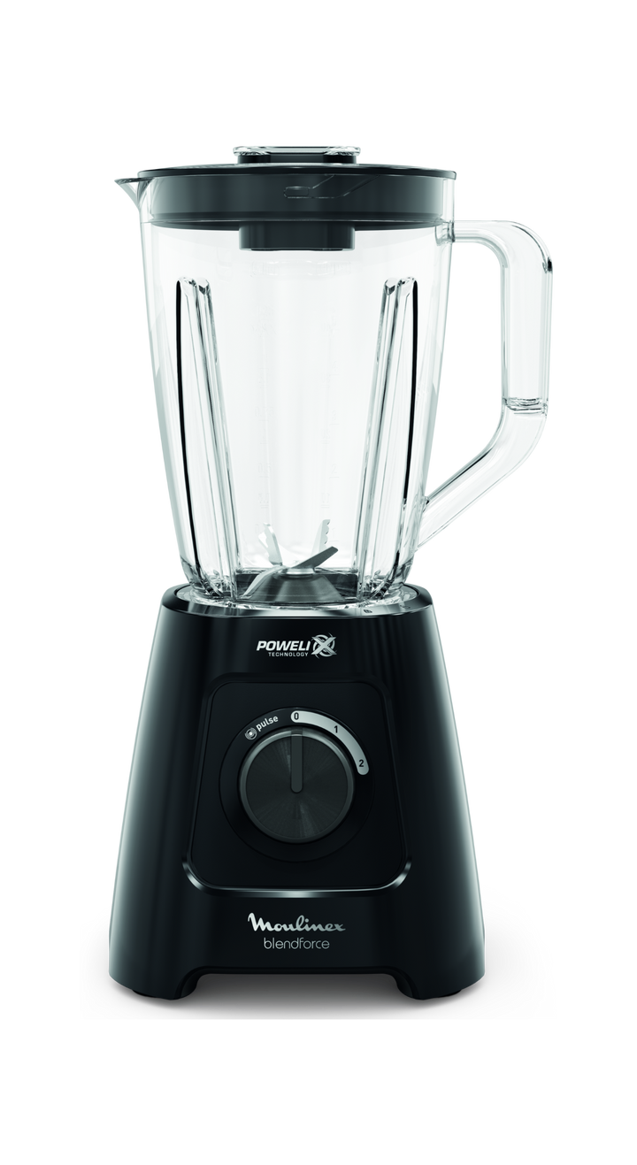BLENDER BOL EN PLASTIQUE 2L 600W 2V+CHOPPER XL NOIR LM42X8M2 Moulinex