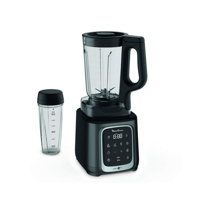 BLENDER INFINIMIX+ BOL EN TRITAN 2,6L 1600W AVEC NETTOYAGE AUTOMATIQUE+GOURDE SILVER LM91HD10 Moulinex