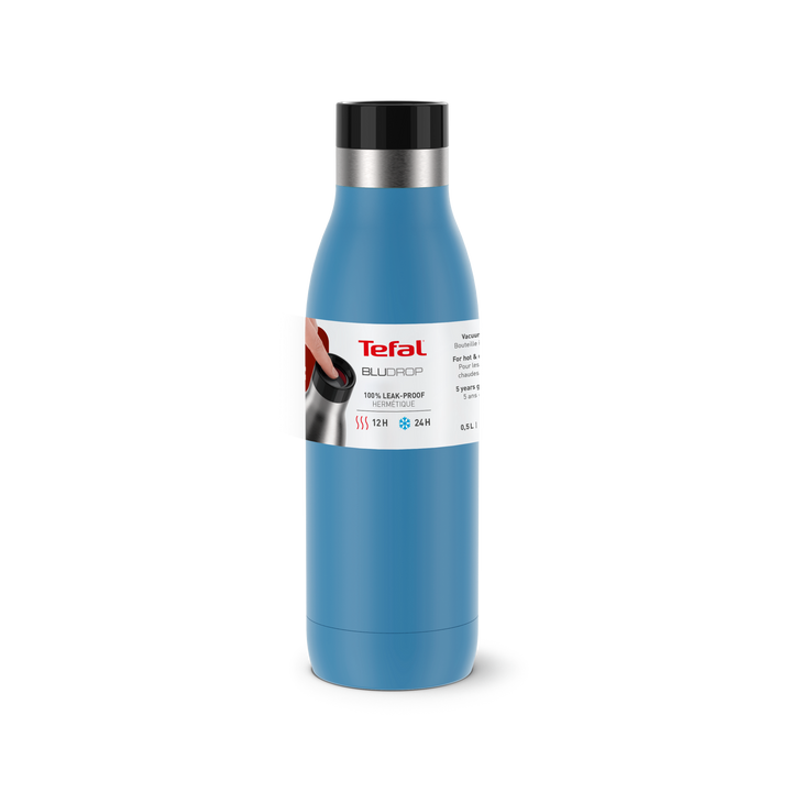 BOUTEILLE ISOTHERME BLUDROP 0.5L COAT AQUA N3110310 TEFAL