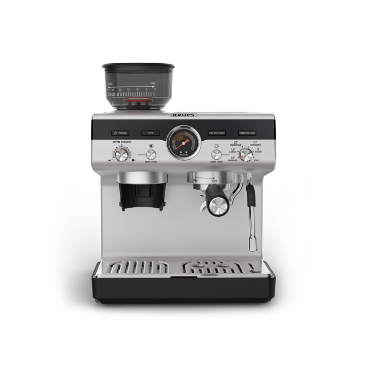 ESPRESSO Steam &amp; Pump +MOULIN GOBARISTA PRECISION+ 15BARS 1380W XP804T10 Krups
