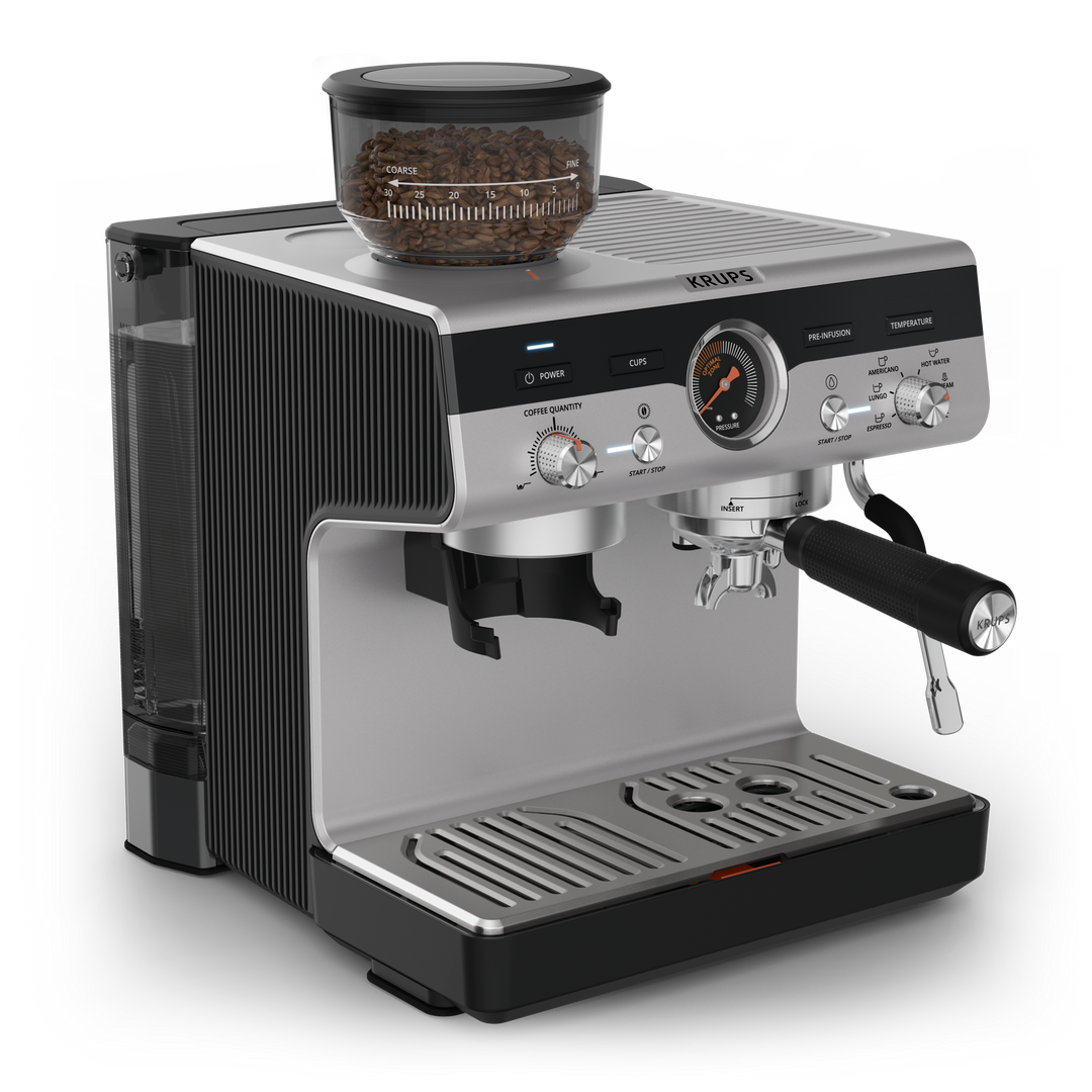 ESPRESSO Steam &amp; Pump +MOULIN GOBARISTA PRECISION+ 15BARS 1380W XP804T10 Krups