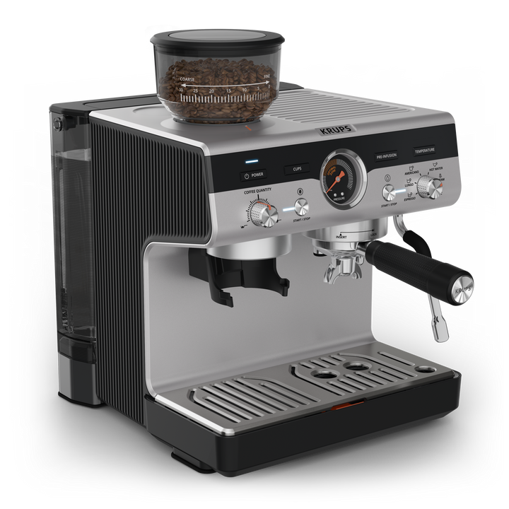 ESPRESSO Steam &amp; Pump +MOULIN GOBARISTA PRECISION+ 15BARS 1380W XP804T10 Krups