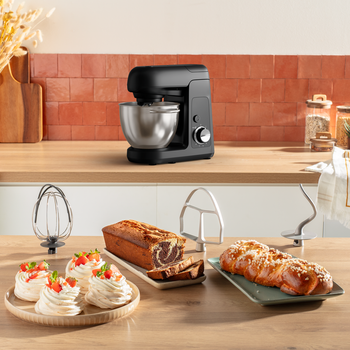 KITCHEN MACHINE 4,6L 8V 1100W NOIRE QA520825 Moulinex