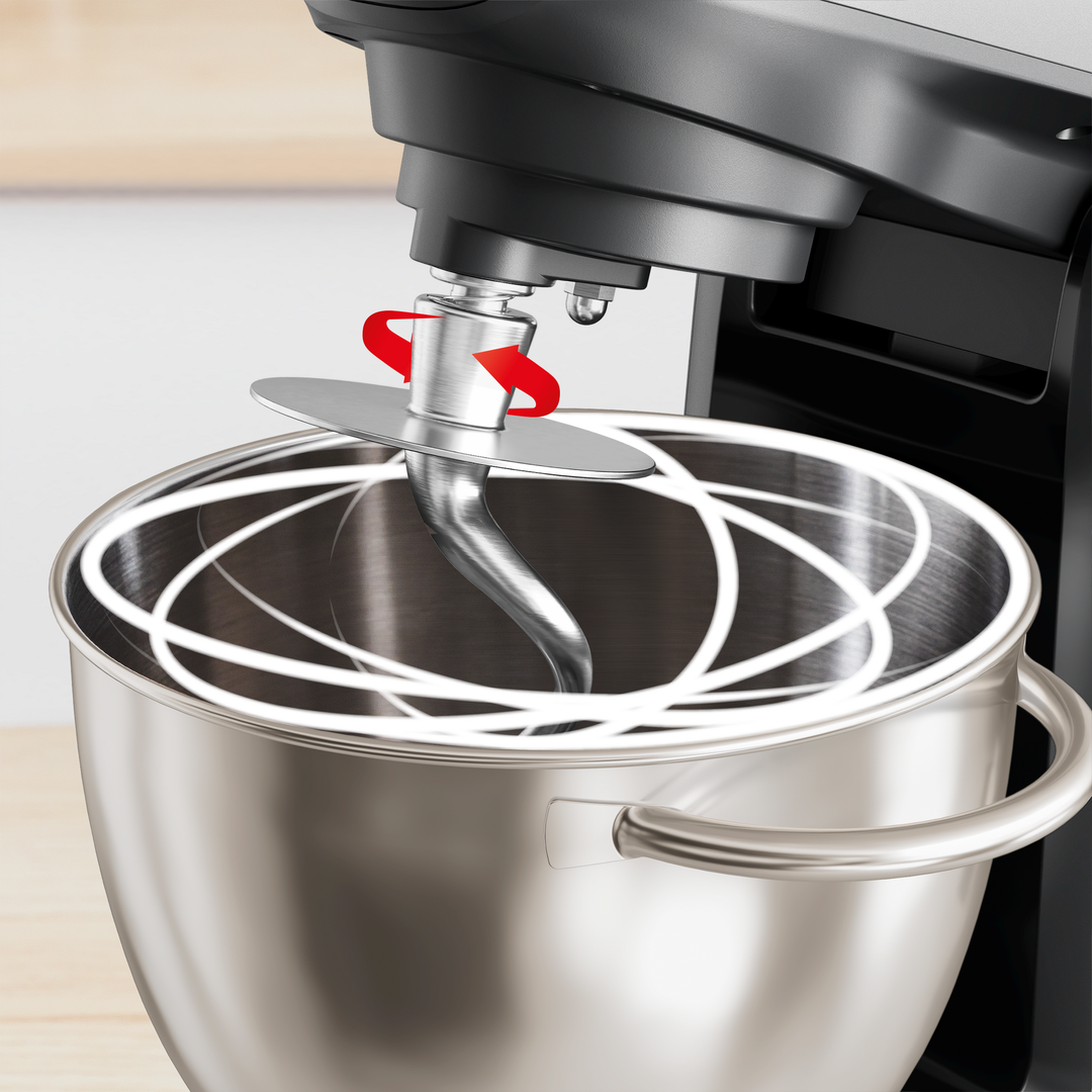 KITCHEN MACHINE 4,6L 8V 1100W NOIRE QA520825 Moulinex