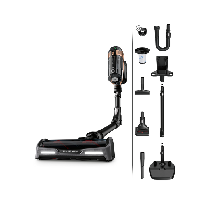 ASPIRATEUR BALAI FLEX X-FORCE 15,6 32,4V ANIMAL CARE AVEC STATION RH99F1WO Rowenta