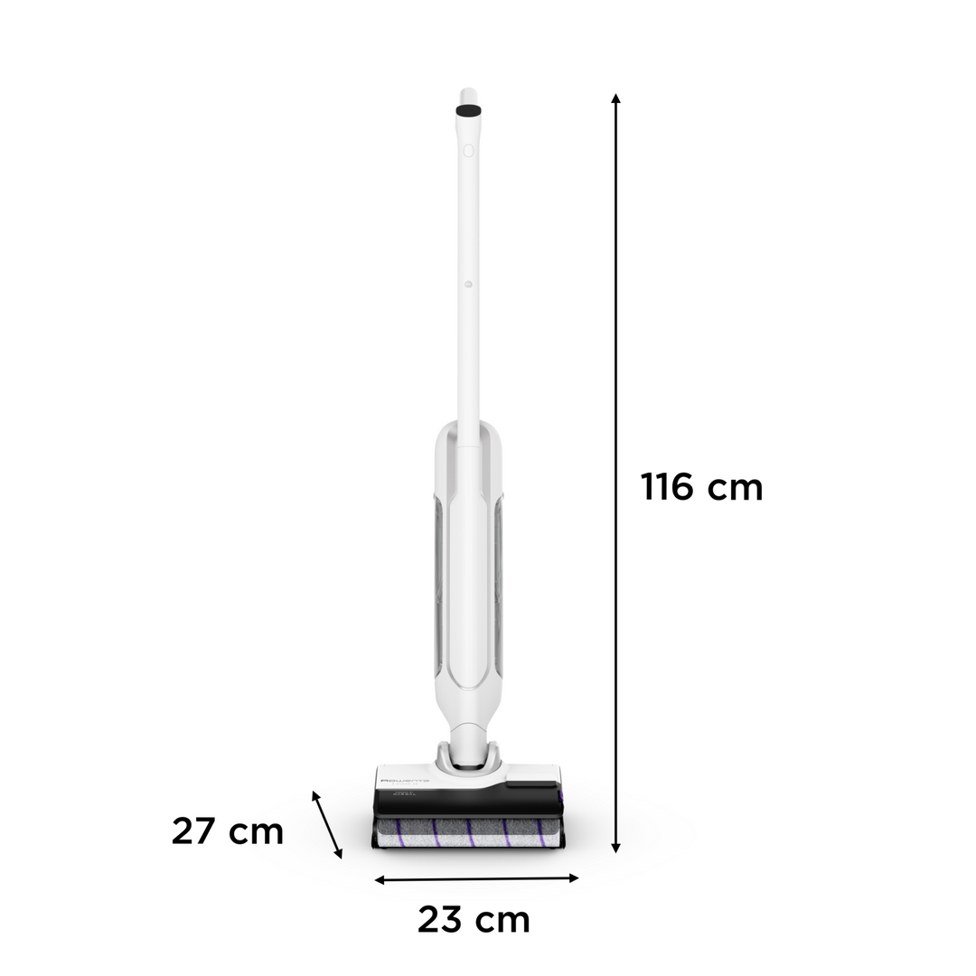 ASPIRATEUR LAVEUR SANS FIL  WET &amp; DRY  X-CLEAN 10 BLANC GZ7540WO Rowenta