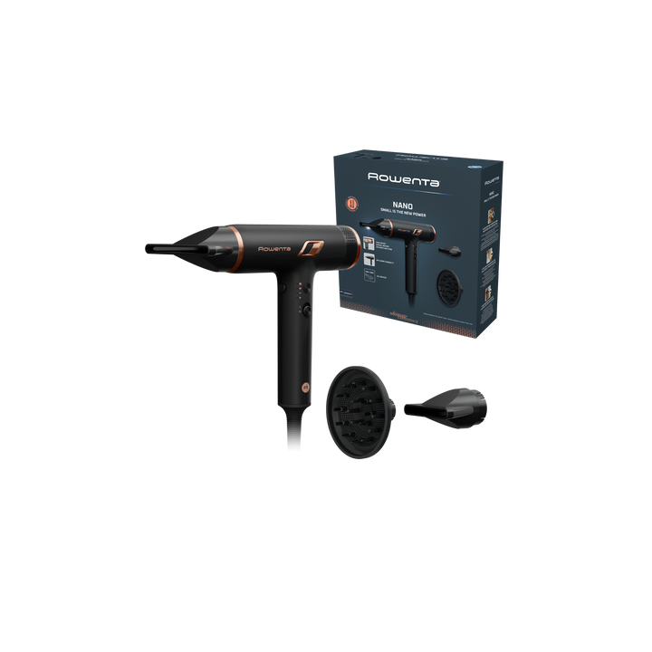 SECHE-CHEVEUX Rowenta Maestria NANO ULTIMATE EXPERIENCE 1700W HY8310F0 (noir) / HY8120F0 (gris)