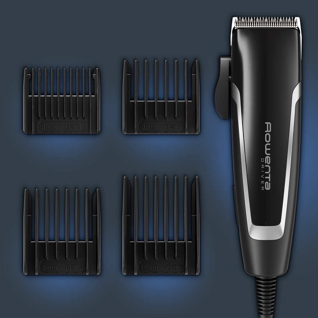 TONDEUSES cheveux  DRIVER 1 Vitesse 4 peignes Rowenta TN1603F0 - Rowenta - TN1603F0