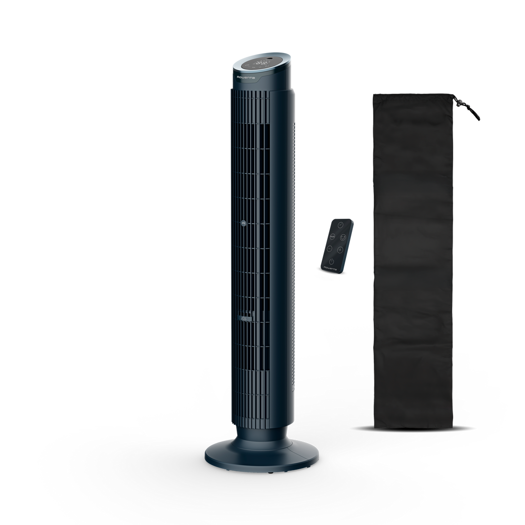 VENTILATEUR COLONNE SILENCE FORCE 5 MODES 12VITESSES+TELECOMMANDE  VU7050F0 Rowenta