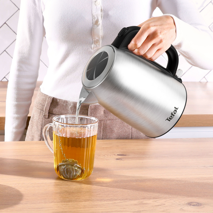BOUILLOIRE INOX 1,7L 2200W SILVER KI1R0DE0 Tefal