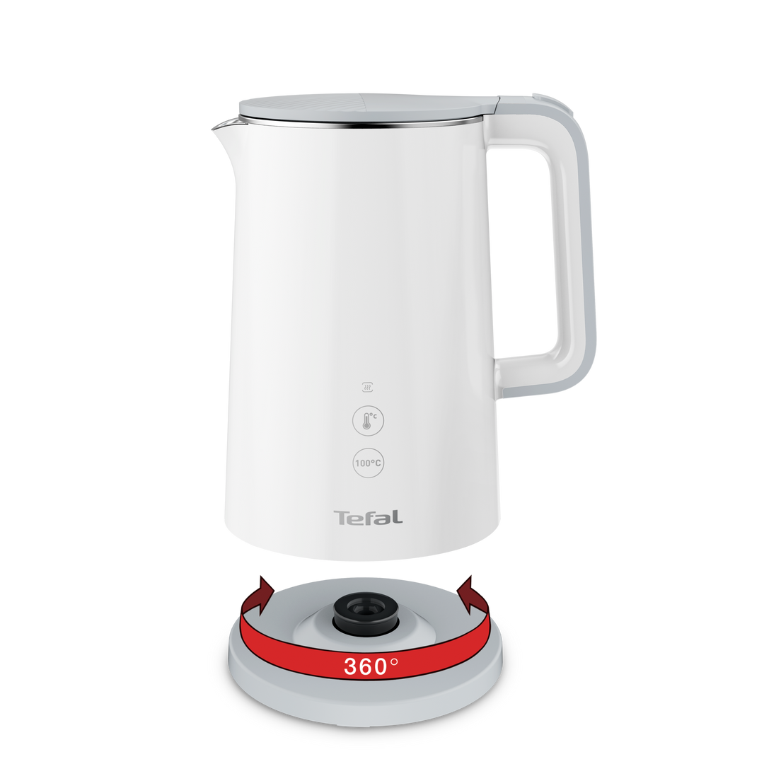 BOUILLOIRE SENSE 1,5L 1800W  5 TEMPERATURES KO693110 TEFAL