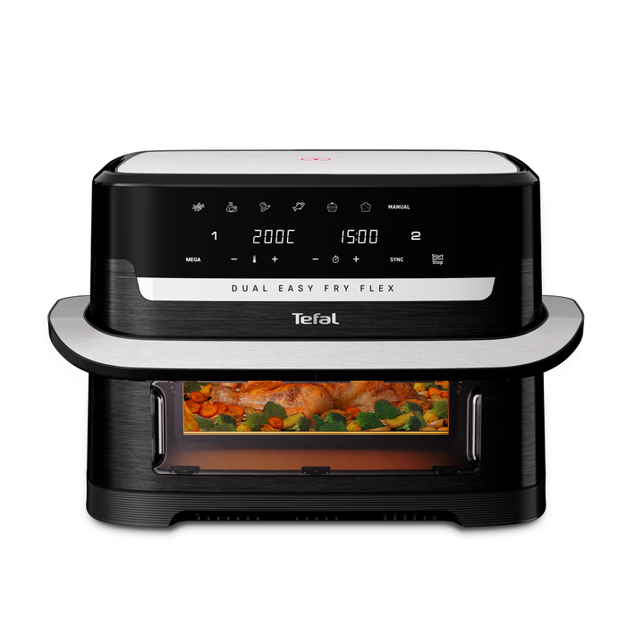 FRITEUSE FLEX DUAL EASYFRY 9L 2700W NOIRE EY9228E0 Tefal
