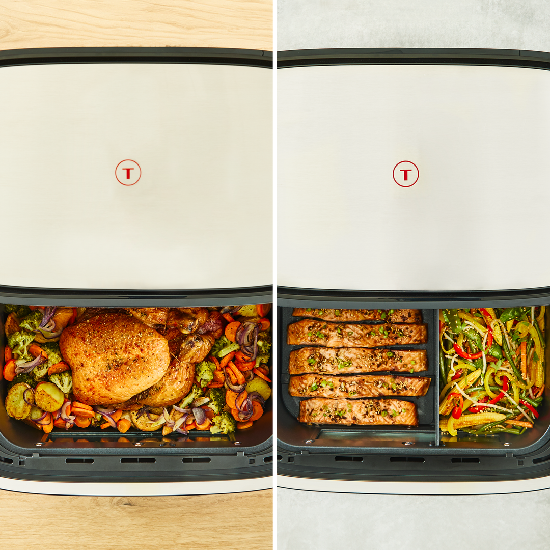 FRITEUSE FLEX DUAL EASYFRY 9L 2700W NOIRE EY9228E0 Tefal