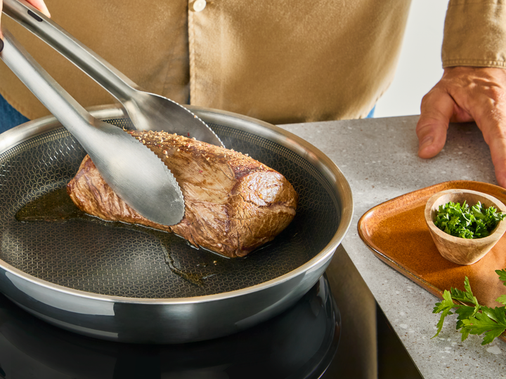 POELE 28CM EMERIL 3PLY G7 POWER INOX E3410655 TEFAL