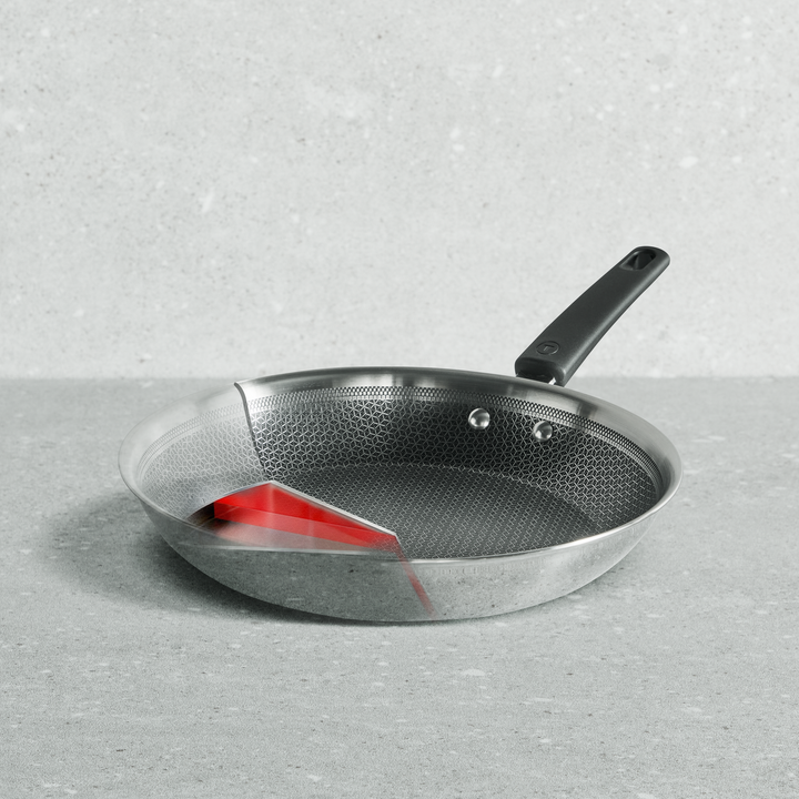 WOK 28CM +COUV EMERIL 3PLY G7 POWER INOX E3411655 TEFAL