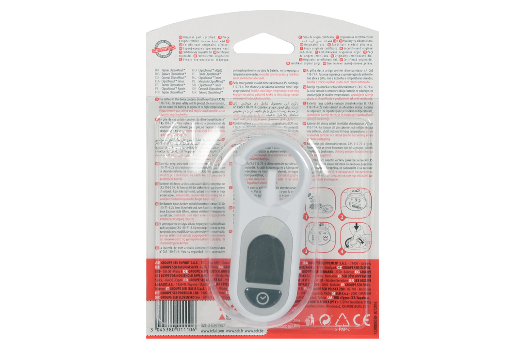 Tefal Minuteur Amovible X1060007 — Autocuiseur Clipsominut&