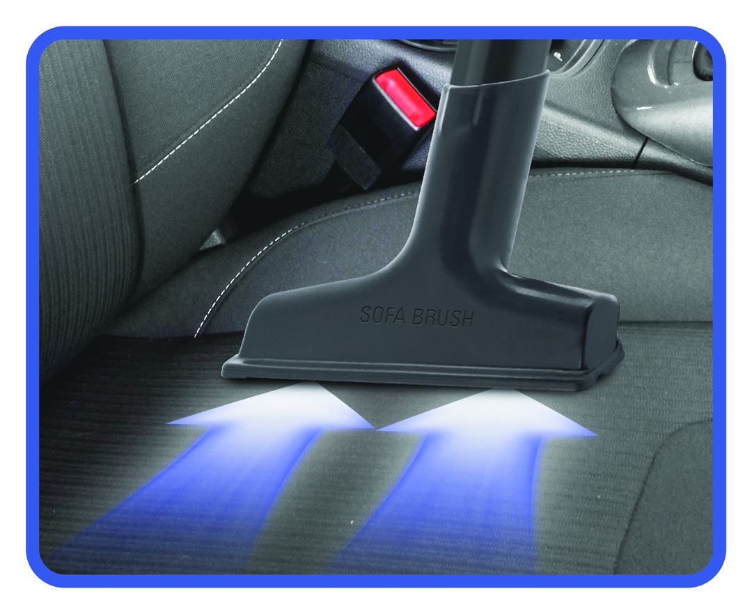 Rowenta Kit Voiture ZR001110 — 7 Accessoires Aspirateur (Mini Turbo Brosse + Brosse Sofa + Gants + Tube Flexible)