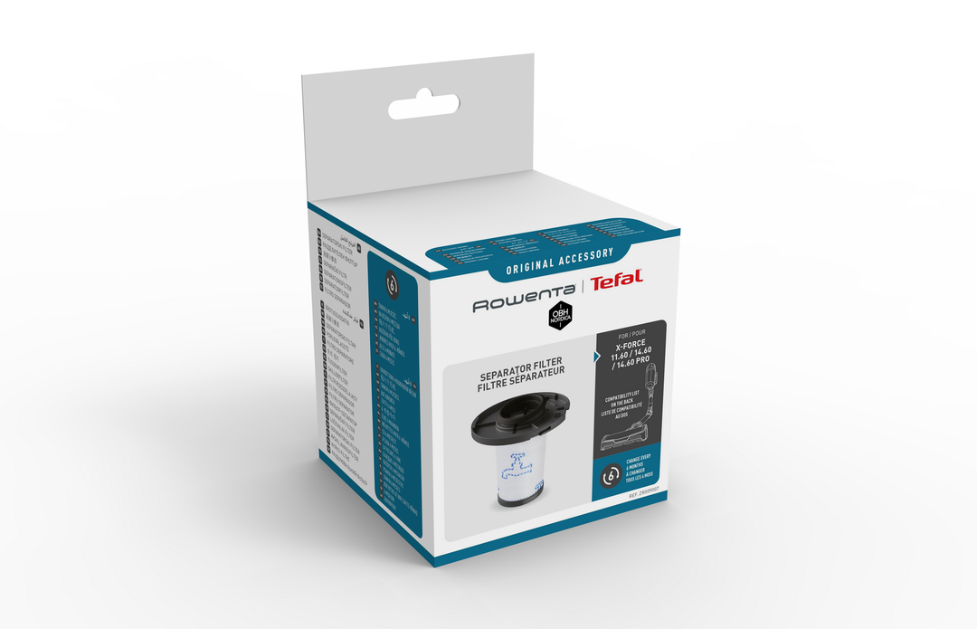 Rowenta Filtre Séparateur Mousse ZR009007 — Aspirateur RH98/TY98/EO98