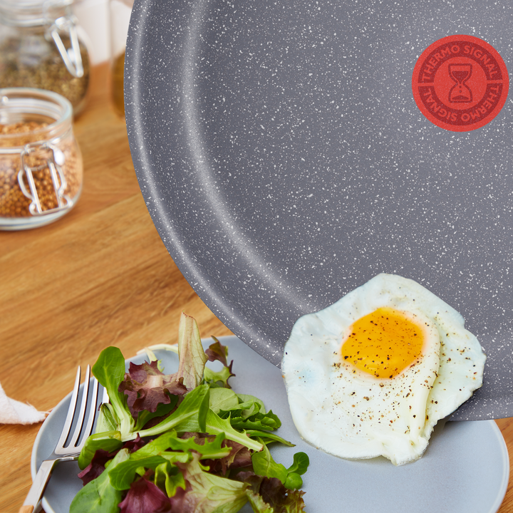 SET 7PCS NATURA MARBLE GRIS B867S785 TEFAL