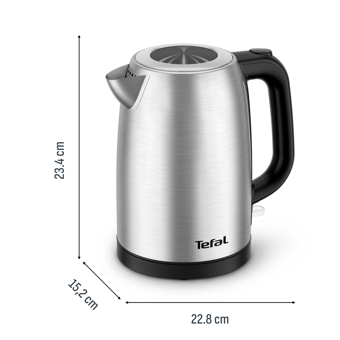 BOUILLOIRE INOX 1,7L 2200W SILVER KI1R0DE0 Tefal