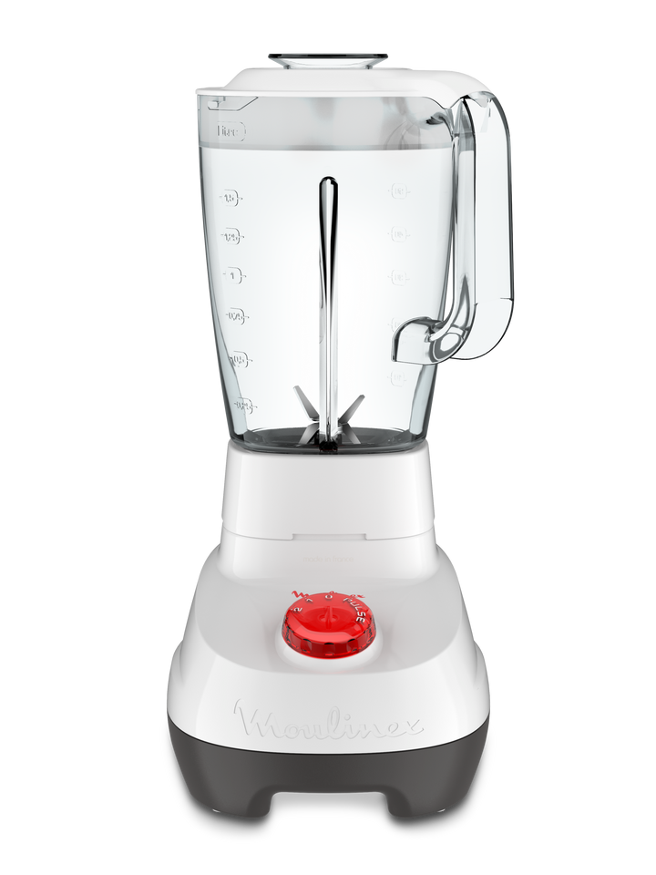 BLENDER SUPER BOL EN PLASTIQUE  1,75L 700W 2V 2ACC BLANC LM207125  Moulinex
