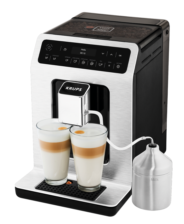 ESPRESSO FULL AUTO EVIDENCE AVEC POT LAIT 1450W SILVER/NOIRE EA891D10 Krups