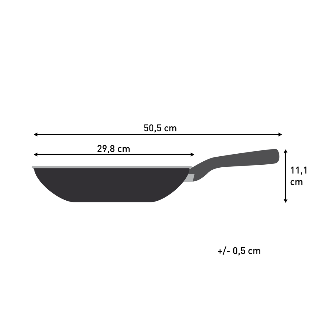 POELE WOK 28CM EXCEL+ CERAM NOIR G2151902 Tefal