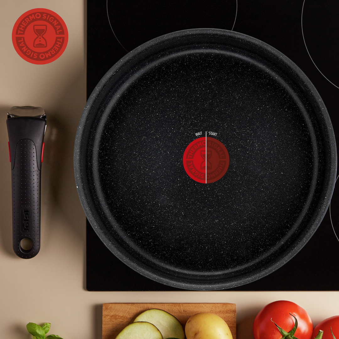 BATTERIE DE CUISINE INGENIO BLACK STONE 10PCS L3999402 Tefal