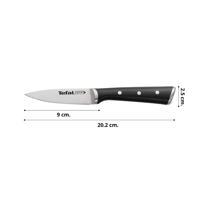 PACK COUTEAU OFFICE 9CM K2320514 +COUTEAU CUISINE 11CM K2320914 +COUTEAU CHEF 15CM +COUV K2320324+COUTEAU PAIN 20CM K2320414 +COUTEAU SLICING 20CM K2320714 - ICE FORCE TEFAL