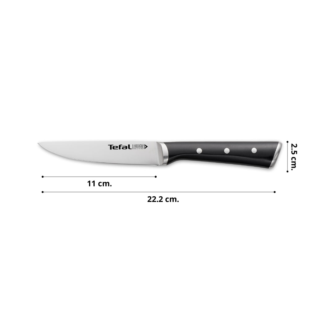 PACK COUTEAU OFFICE 9CM K2320514 +COUTEAU CUISINE 11CM K2320914 +COUTEAU CHEF 15CM +COUV K2320324+COUTEAU PAIN 20CM K2320414 +COUTEAU SLICING 20CM K2320714 - ICE FORCE TEFAL