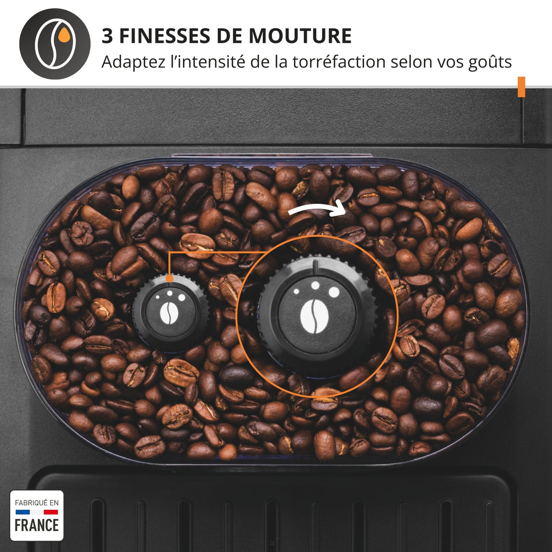 ESPRESSO FULL AUTO ESSENTIAL DISPLAY 1450W NOIRE EA815070 Krups
