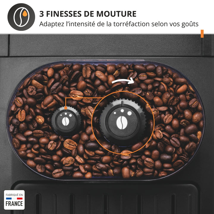 ESPRESSO FULL AUTO ESSENTIAL DISPLAY 1450W NOIRE EA815070 Krups