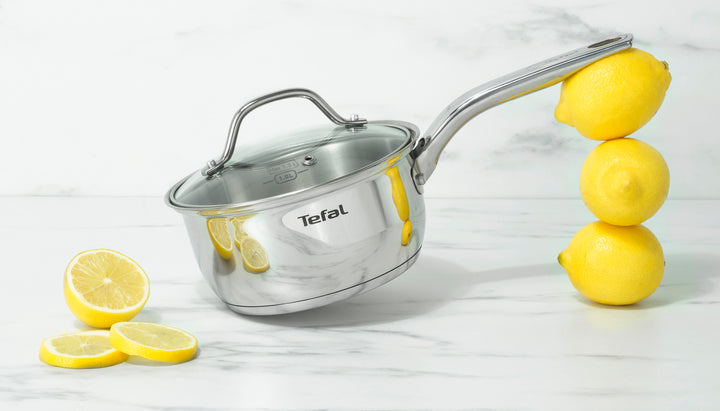 CASSEROLE INOX NR 16CM+COUV EN VERRE INTUITION B8642274 Tefal